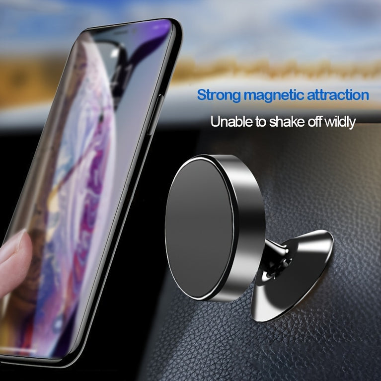 Magnetic Phone Holder Stand - Rotatable Dashboard Mount