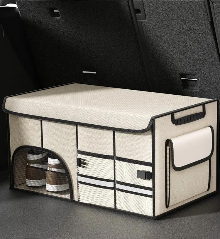 Foldable Car Trunk Organizer with Lid