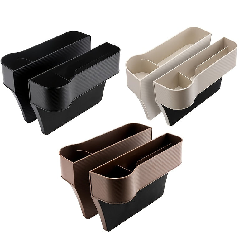 Car Seat Gap Filler Organizer - Multifunctional Storage with Cup Holder