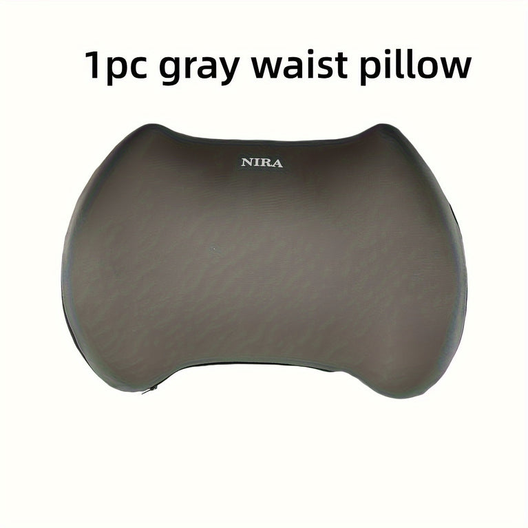 Memory Foam Car Neck and Lumbar Pillow