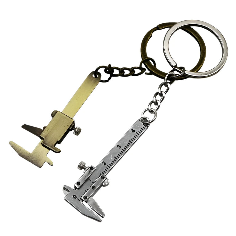 Mini Vernier Caliper Keychain