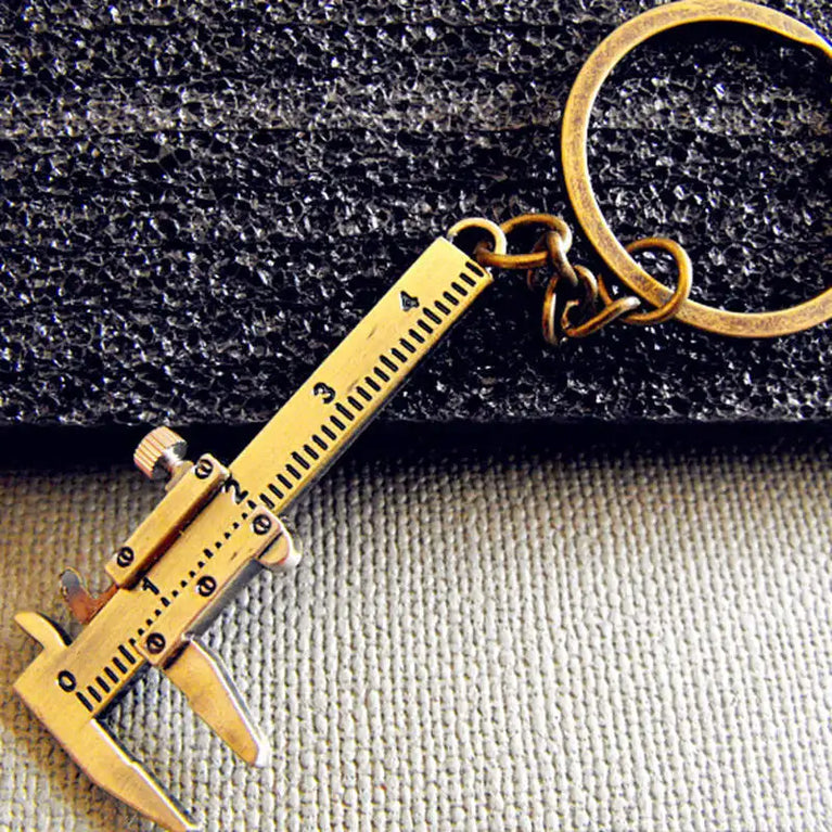 Mini Vernier Caliper Keychain