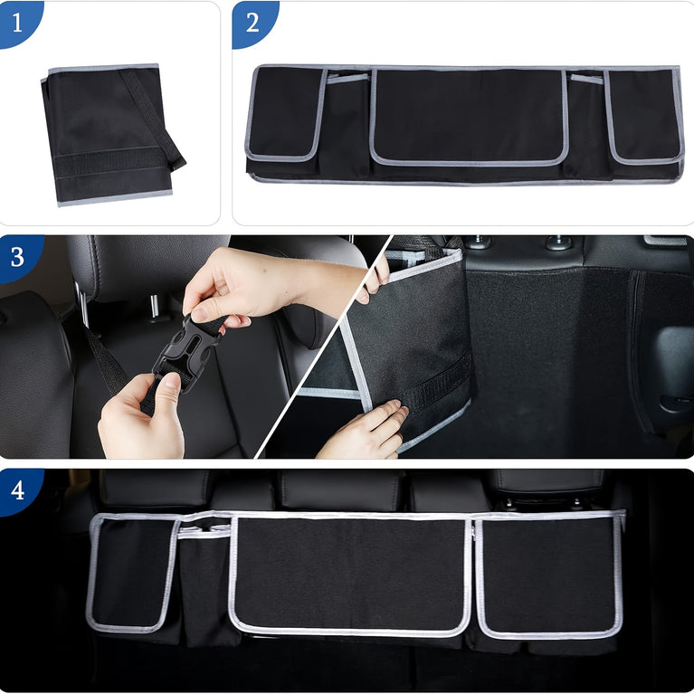 Multi-Pocket Car Seat Organizer