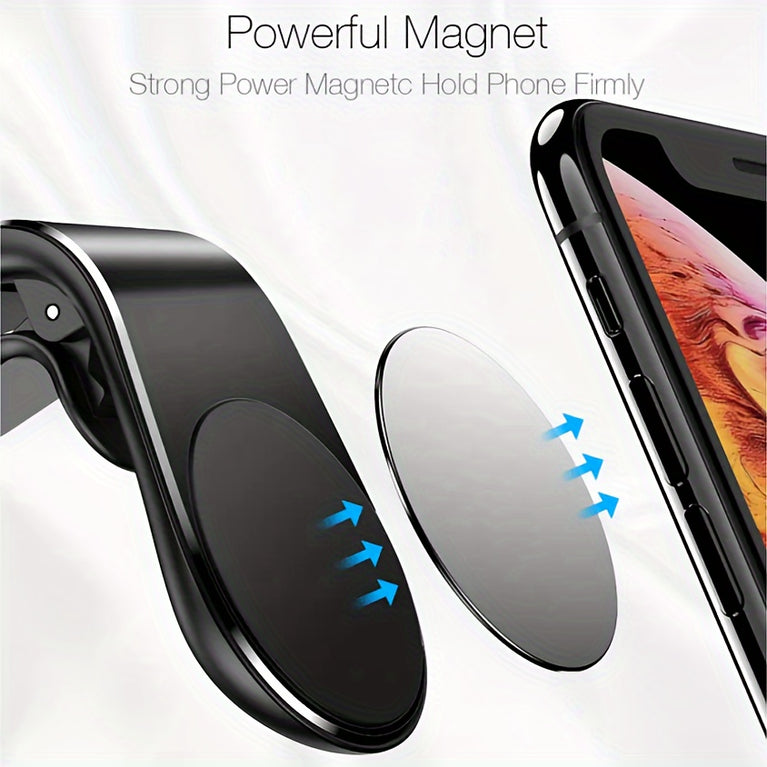 L Shape Magnetic Car Phone Holder